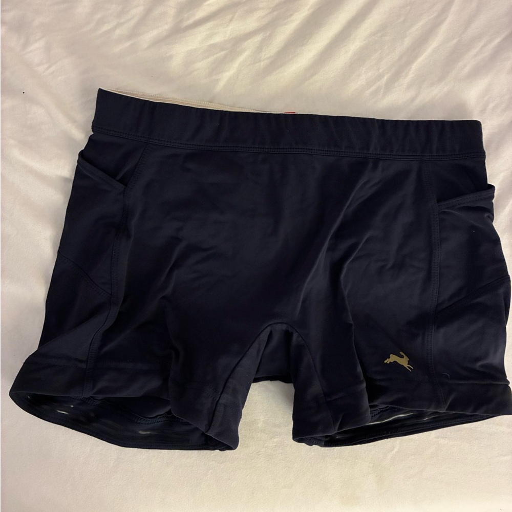 Tracksmith Women's Navy and Red Shorts